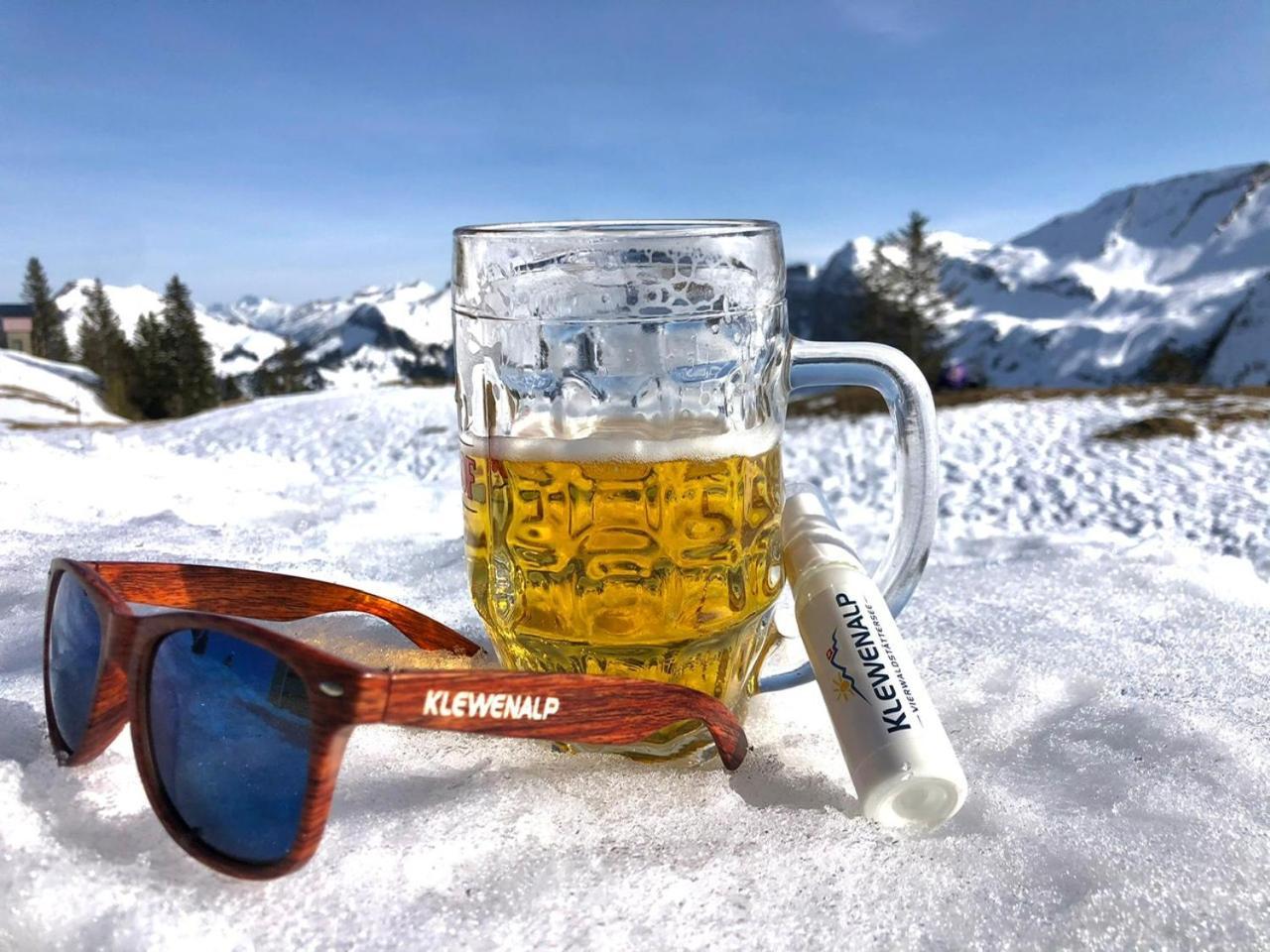 Klewenalp Ausflugs-Ski-Pistenhotel Klewenstock Beckenried Exteriör bild