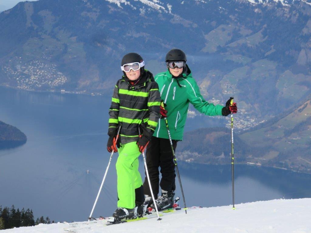 Klewenalp Ausflugs-Ski-Pistenhotel Klewenstock Beckenried Exteriör bild