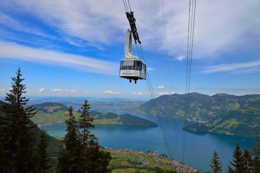 Klewenalp Ausflugs-Ski-Pistenhotel Klewenstock Beckenried Exteriör bild